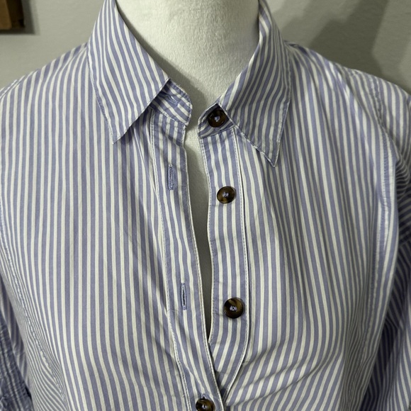 Free people Blue Striped Shirt - Picture 4 of 7